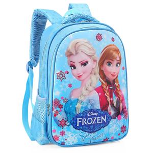 디즈니 냉동 백팩 엘사 안나 스노우 퀸 귀여운 배낭, 통기성 배낭, 어린이 학교 가방, 소녀 선물