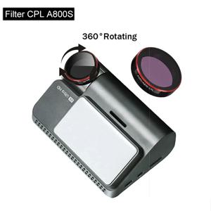 원형 편광 유리용 유리 CPL 필터, 70mai 대시 캠 4K A800s