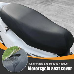 범용 오토바이 유연한 방수 안장 커버, 레인 시트 커버, 블랙 3D 먼지 UV 태양 소인 보호, 오토바이 액세서리