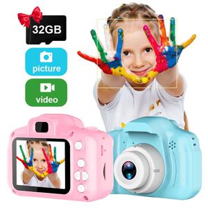 어린이 카메라 장난감, 800W 비디오 디지털 카메라, HD 스크린 사진, 교육용 장난감, 크리스마스 생일 선물, 1080P