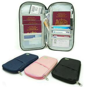 여행 액세서리 지퍼 케이스 지갑 가방, 여행 정리함, 신용 카드 보관, 여권 문서, 티켓 거치대