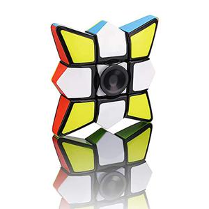 매직 큐브 3D 퍼즐 스피너, 스피드 자이로 핑거팁 피젯 장난감, 어린이 및 성인용 스트레스 방지 교육 게임, 1x3x3