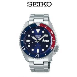 SEIKO 5 남성용 스포츠 시계, 방수 비즈니스 쿼츠 시계, 스테인레스 스틸 스트랩, 패션 캐주얼 럭셔리 탑 클래스