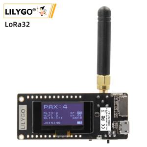LILYGO®TTGO LoRa32 V2.1 _ 1.6 버전 433/868/915Mhz ESP32 LoRa OLED 0.96 인치 SD 카드 블루투스 WIFI 무선 모듈 ESP-32 SMA