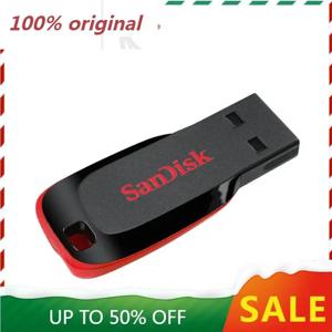 SanDisk 100% 정품 CZ50 USB 플래시 디스크, 펜드라이브 메모리 스틱, 64GB, 128GB, usb2.0, 16GB, 8GB, 플라스틱 Ustick, 32GB