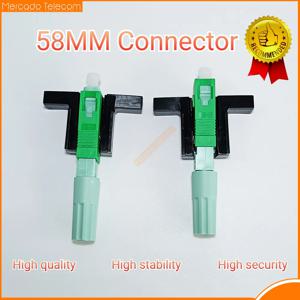 FTTH 58MM 고정 길이 블록 LX58 단일 모드 SC UPC APC 고속 커넥터, FTTH 도구 광섬유 커넥터 50,100,200 개 로트