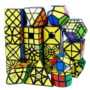 불규칙한 퍼즐 큐브 부드러운 큐브 피젯 장난감, 윤활유 매직 큐브, 양날 꽃 큐브, 앤티스트레스 팔면체
