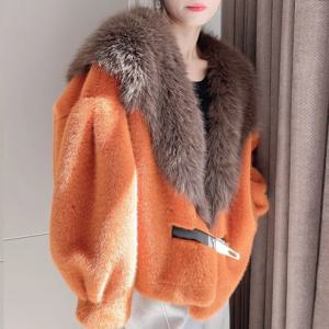 RONGNI 여성용 인조 모피 외투, 루즈하고 두꺼운 재킷, 2023 인조 모피 외투, 가을, 겨울, 신상