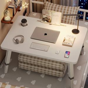 학생용 조절 가능한 침대 옆 테이블, 접이식 컴퓨터 책상, 작은 방 및 베이 창문용 독서 쓰기 워크스테이션