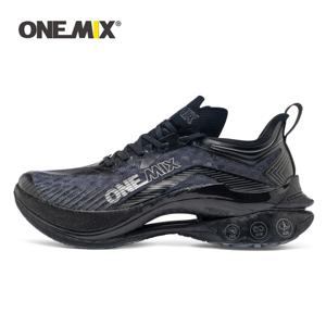 ONEMIX 남성용 2024 탄소 플레이트 마라톤 러닝화, 미끄럼 방지, 초경량 리바운드 운동 스포츠 전문 신발 스니커즈