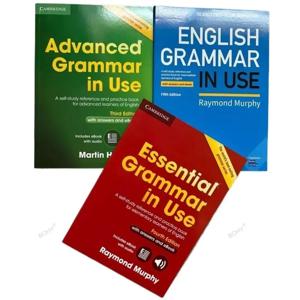 캠브리지 필수 고급 영어 문법으로 사용 가능한 책 모음, 영어로 된 책 세트, 무료 오디오, 이메일 보내기