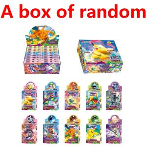 33 개/대 포켓몬 카드 GX EX 메가 트레이딩 카드 컬렉션 게임 키즈 홈 피카추 카드 게임 배틀 완구 무작위로 보낸 선물