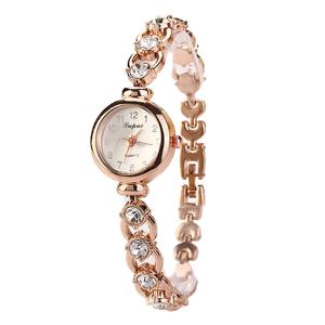 여성용 스테인리스 스틸 크리스탈 팔찌 손목 시계, 원피스 패션, 럭셔리 브랜드, 2024