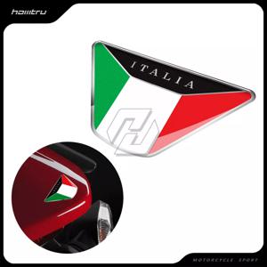 3D 수지 오토바이 데칼 이탈리아 국기 스티커 케이스, Ducati Triumph Piaggio Vespa MP3 ZIP PK PX X9