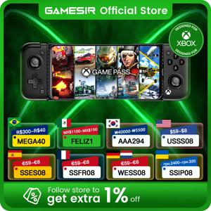 GameSir X2 Pro Xbox 게임패드, 안드로이드 모바일 게임 컨트롤러, Xbox Game Pass xCloud, Stadia GeForce Now Luna Cloud Gaming
