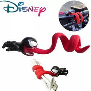 디즈니 어벤져스 애니메이션 피규어 베놈 와이어 데이터 라인 홀더, 액션 피규어 장난감 케이블, USB 프로텍터, 어린이 장난감, 크리스마스 선물