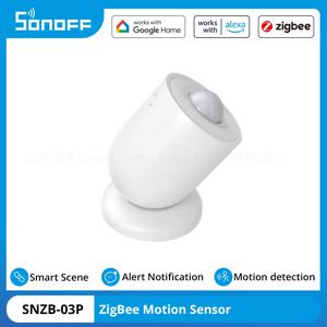 SONOFF SNZB-03P 지그비 모션 센서, 환경 빛 감지, 홈 보안 경고 알림, 스마트 장면, eWeLink Google