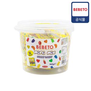베베토 미니믹스 젤리 대용량 버킷 900g (36개입)