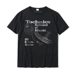 테크닉스 스쿨 오브 뮤직 남성 티셔츠, 일반 카미사 코튼 탑 티, 클래식 무료 배송