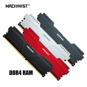 MACHINISTA RAM DDR4 메모리 ECC 데스크탑 PC, 마더보드 등 지원, RS9, PR9, MR9A, K9, x99, 8GB, 16GB, 2133, 2666MHz