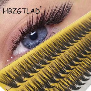 HBZGTLAD 20D L 컬 슈퍼 클러스터 속눈썹 익스텐션, 내추럴 밍크 속눈썹, 개별 속눈썹, 메이크업 도구, 섬모 볼륨, 신제품