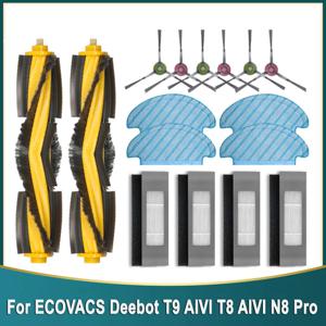 ECOVACS Deebot T9 AIVI T8 AIVI N8 Pro 920 950 진공 청소기 교체 부품용 HEPA 필터 사이드 브러시 메인 브러시 걸레 천