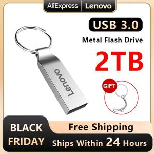 Lenovo USB 플래시 드라이브, 1TB USB 3.0 펜드라이브, 방수 인터페이스, USB 스틱 플래시 메모리 드라이브, 휴대폰 컴퓨터용, 2TB, 신제품