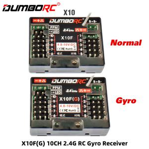 DUMBORC X10P-350 송신기용 RC 자이로 리시버, X10F, X10FG, 10CH, 2.4G