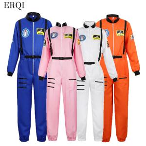 우주 비행사 의상 성인 우주복, 지퍼 할로윈 의상, 커플 비행 점프 슈트, 플러스 사이즈 유니폼