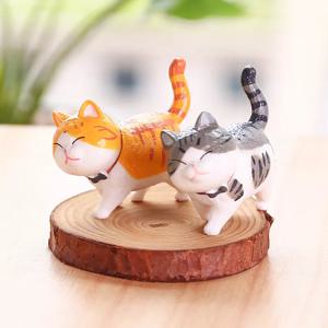 귀여운 고양이 장식품 카와이 벨 고양이 동물 요정 정원 인형 액세서리 홈 인테리어, 데스크탑 모델 생일 선물