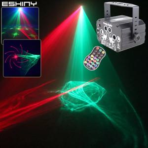 ESHINY R & G 레이저 드림 오로라 60 패턴 프로젝터, DJ 디스코 조명, 파티 RGB LED 바, 댄스룸 생일 무대 효과, USB F5N6