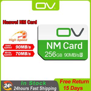 OV 오리지널 나노 메모리 마이크로 SD 카드, 64GB, 128GB, 256GB, 90 Mb/s, NM Ncard, 화웨이 휴대폰 Y9a 메이트 20 50 P30 P40 프로 라이트용 초소형 usb 메모리 초소형 usb 메모리 플래시 카드 마이크로 sd카드 마이크로 공책 카메라 카메라 메모리카드 케이스 마이크 태블릿 포토카드