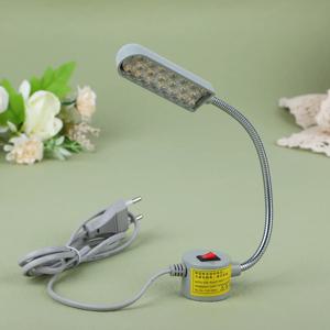 LED 재봉틀 램프 360, 유연한 조절식 구즈넥 작업 램프, 작업대용 받침대가 있는 산업용 조명, 10/20/30, 1PC