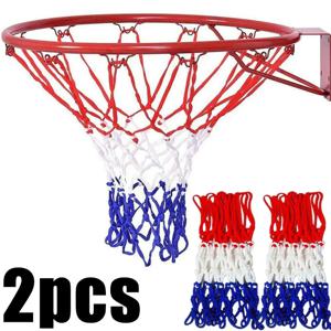 야외 스포츠 농구 네트, 표준 나일론 스레드 농구 후프 메쉬 네트, 12 루프, 3 색 범용 농구 네트, 56cm