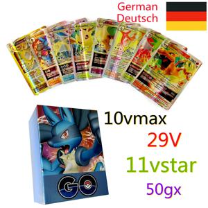 독일의 포켓몬 카드 Vstar Vmax GX 리미티드 샤이니 레인보우 아르세우스 피카추 리자몽 홀로그램 카드, 어린이 선물