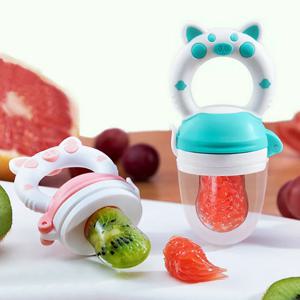 아기용 음식 먹이주기 숟가락 주스 추출기, 아기 젖꼭지, 실리콘 껌, 과일, 야채 물기 먹기 병
