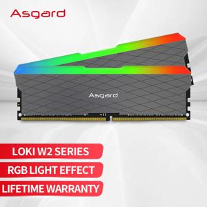 Asgard W2 시리즈 RGB RAM ddr4 8GBx2 16GBx2 3200MHz PC4-25600 1.35V 듀얼 채널 놀라운 데스크탑 메모리 램