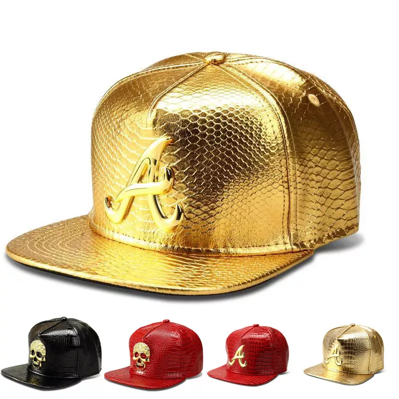 Doitbest 메탈 브랜드 남성 야구 모자, 힙합 모자, 가죽 해골 달러, 유럽 여성 스냅백 모자, 남성 여성