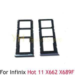 Infinix Hot 11 X662 X662B X689F / Hot 11S X6812 SIM 카드 슬롯 트레이 거치대 SIM 카드 수리 부품