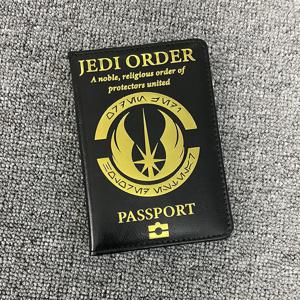 새로운 은하계 제국 여권 커버 은하계 여권 홀더 Pu 가죽 여행 지갑 문서 주최자 커버