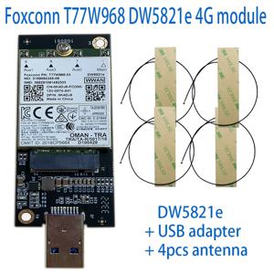USB3.0 T77W968 LTE Cat16 GNSS 5G WWAN 카드 모듈, Dell DW5821e 용, 위도 5420 5424 7424 견고한 위도 7400/7400, 2 in