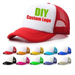 남성용 맞춤형 로고 메쉬 모자, 트럭 운전사 모자, 저렴한 성인 조절식 폴리에스터 야구 모자, 여성용 스냅백 모자, 무료 디자인, 1 개