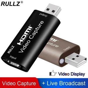 USB 3.0 비디오 캡처 카드, USB 2.0 HDMI 게임 그래버 박스, PS4 DVD 카메라 PC 녹화, 비디오 라이브 스트리밍, 4K 1080p