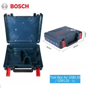 보쉬 핸드 드릴 도구 상자, 가정용 다기능 하드웨어 보관함, 플라스틱 가방, GSB120/GSR120-Li 전기 드릴용