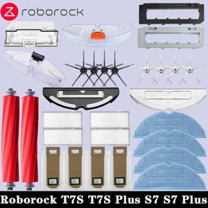 Roborock 로봇 진공 청소기 액세서리, 메인 브러시 헤파 필터 걸레, 먼지 봉투 교체 부품, S7 플러스 T7S T7S 플러스