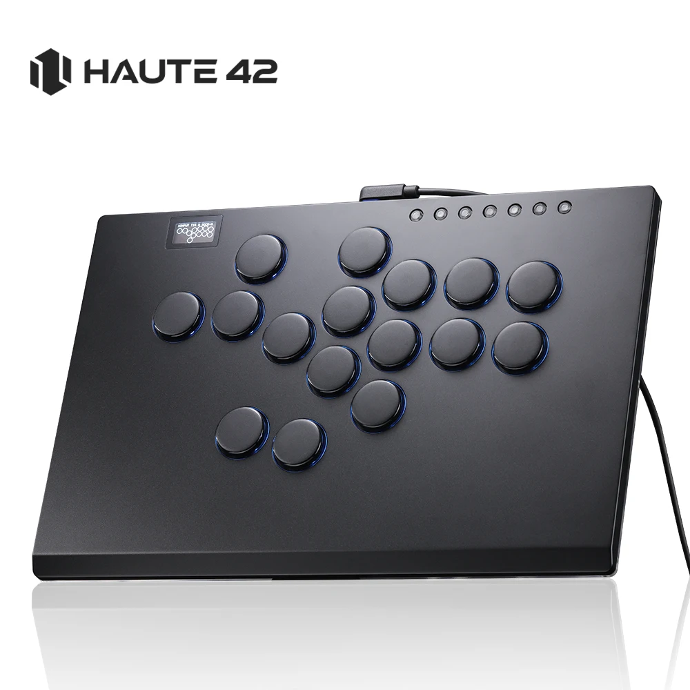 Haute42 알루미늄 합금 조이스틱 아케이드 히트박스 레버리스 컨트롤러 제어 아케이드, PC, PS4, PS5, 스팀 파이트스틱 히트박스용