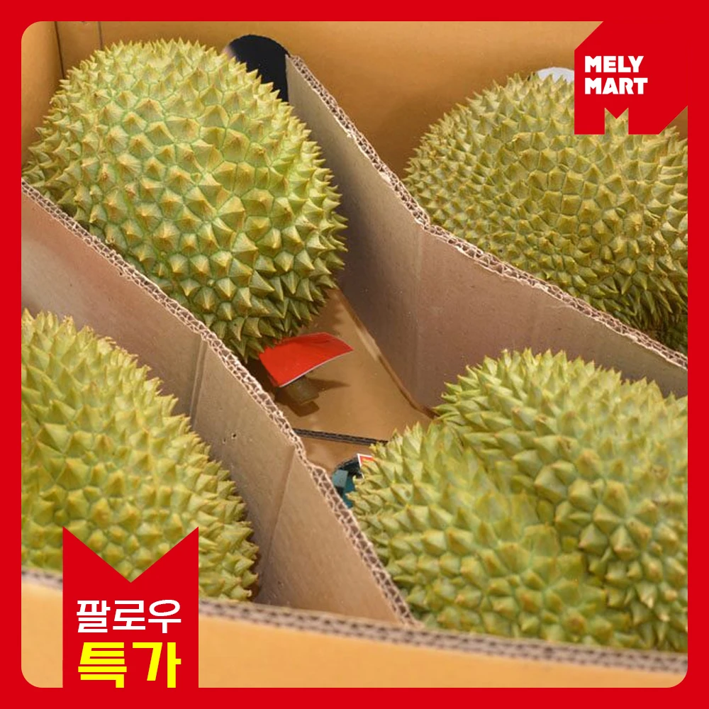 두리안 1박스 3~4수 8.5kg내외 몬통 Durian 신선식품 팔로우 특가 이벤트 한정수량 빠른배송