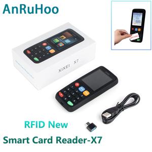 NFC 지능형 카드 리더 X7 RFID 복사기, 복사기 ID IC 키 쓰기, Ntag215 213 태그 복사, 125khz 13.56mhz 토큰 복제, 신제품