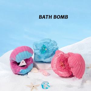 장난감 포함 목욕 폭탄, 목욕 버블 볼 스파 샤워 에센셜 오일, 피지 볼 보습, 건조한 피부, 편안한 어린이 선물, 140g