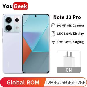 샤오미 Redmi Note 13 Pro 5G 글로벌 롬 스마트폰 스냅드래곤 7S Gen 2 2.4GHz 6.67